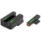 Truglo Brite-Site TFX Pro Day/Night Sights CZ P10/10C Green Tritium w/Orange Outline Front Green