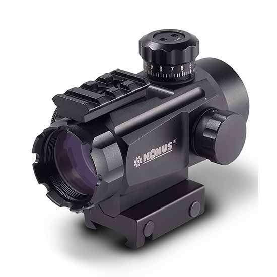 Konus Konussight Tactical Red Dot 1x 40mm Illuminated Multi-Reticle Red/Green Dot Matte Black