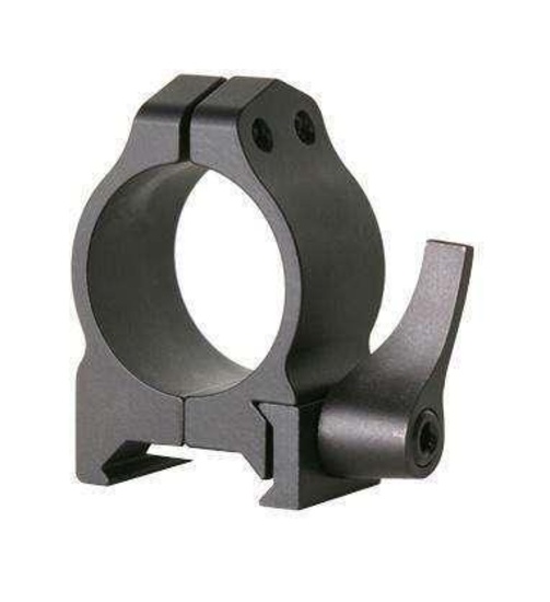 Warne 214LM Maxima Quick Detach Picatinny/Weaver 30mm Medium Black Matte