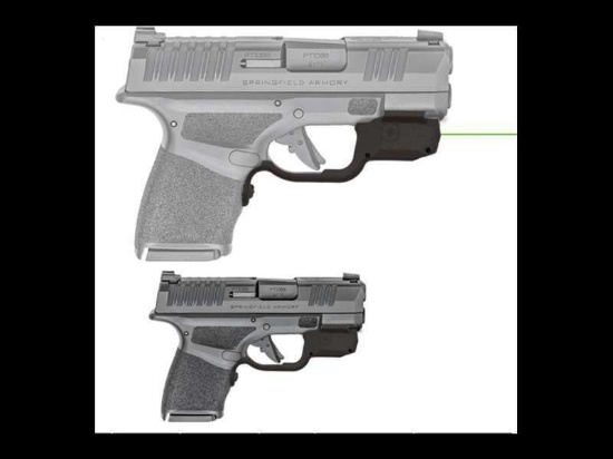 Crimson Trace Laserguard Green Laser 5mW Springfield Hellcat 515-532 nm Wavelength Black
