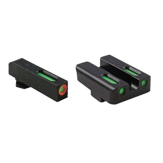 Truglo TG13MP1PC Brite-Site TFX Pro Day/Night Sights S&W M&P Tritium/Fiber Optic Green w/Orange