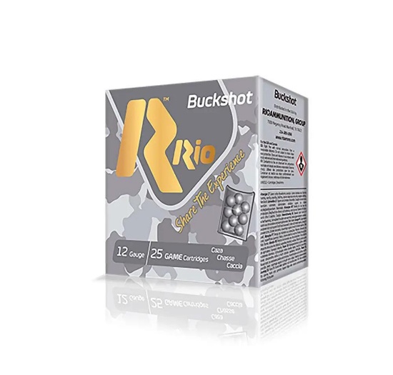 Rio Ammunition RHD9PB Royal Buck 12Gauge 2.75 9Pellets 1Buck Shot 25 Per Box