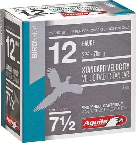 AGUILA SHOTSHELL 12GA 1 1/8OZ CASE LOT #7.5