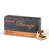 PMC 380A Bronze 380 ACP 90 gr Full Metal Jacket (FMJ) 50 Bx