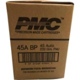 PMC Bronze Battle Pack .45 ACP Handgun Ammo - 230 Grain | FMJ | 750rd (3 Battle Pack) Case