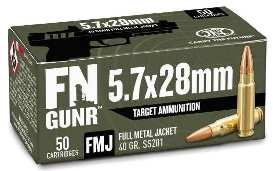 Fn 10700032 Gunr Ss201 5.7X28 40Gr Fmj 50/10