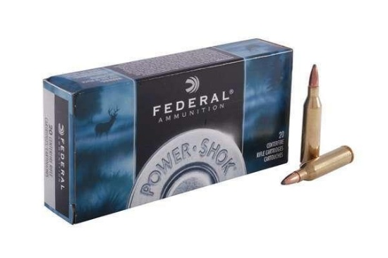 Federal 300A Power-Shok 300 Savage 150 Gr Jacketed Soft Point (Jsp) 20 Bx