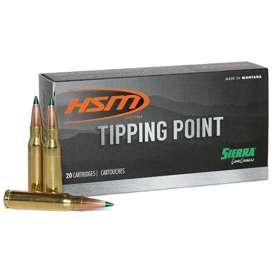 Hsm 30847N Tipping Point 308 Win 165 Gr Sierra Gamechanger 20 Bx