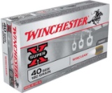 Winchester Ammo Wc402 Super-X 40 S&W 180 Gr Brass Enclosed Base 50 Bx