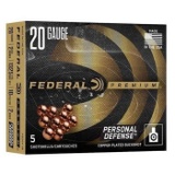 Federal Premium Shotshell Amo 20Ga 2-3/4 2 Buck With Flite Control 5Rd
