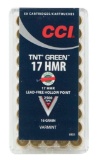 Cci 951 Varmint Tnt Green 17 Hmr 16 Gr Hollow Point (Hp) 50 Bx