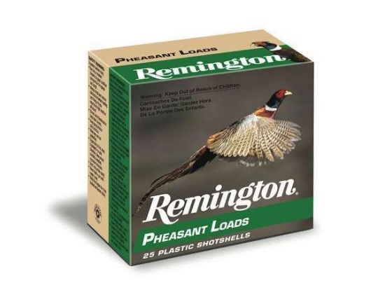 Remington Ammunition Pl125 Pheasant 12 Gauge 2.75 1 1/4 Oz 5 Shot 25 Bx