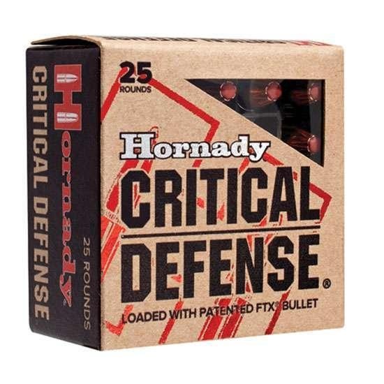 Hornady 91000 Critical Defense 9X18 Makarov 95 Gr Flex Tip Expanding 25 Bx