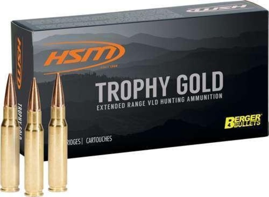 Hsm Ber2506115Vl Trophy Gold 25-06 Rem 115 Gr Match Very Low Drag 20 Bx
