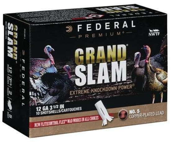 Federal Pfcx139F5 Premium Grand Slam 12 Gauge 3.5 2 Oz 5 Shot 10 Bx