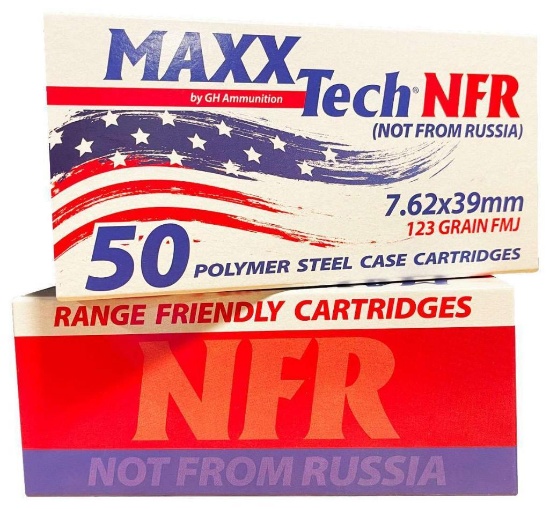 Maxx 7.62X39 123 Fmj Steel 50/10