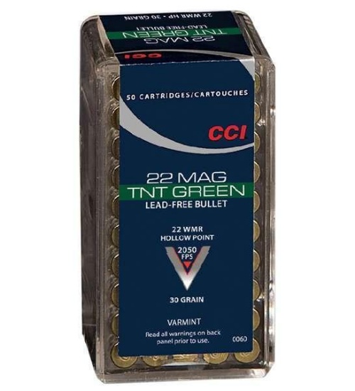 Cci 0063 Maxi-Mag Tnt 22 Mag 30 Gr Jacketed Hollow Point (Jhp) 50 Bx