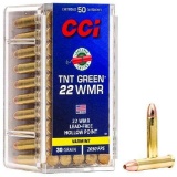 CCI - TNT GREEN - .22 Mag 30GR HP - 50 Rounds