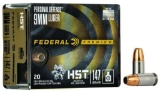 Federal - HST - 9mm Luger 147GR HST JHP - 20 Rounds