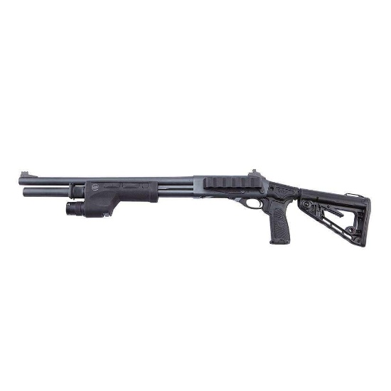 Wilson Combat - CQB - 12 Gauge - Black 18.50 3 6+1 Collapsible Super-Stoc Stock