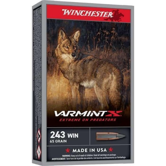 Winchester - Varmint X - .243 Win 58GR XP - 20 Rounds
