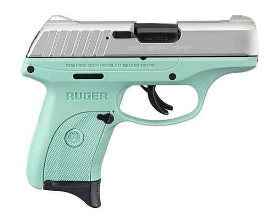 Ruger - EC9S - 9mm Luger - Turquoise Frame
