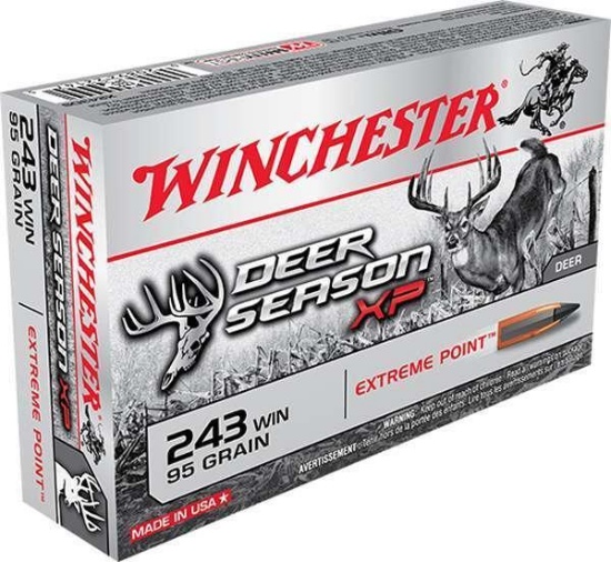 Winchester - Deer Season XP - .243 Win 95GR Extreme Point - 20 Rounds