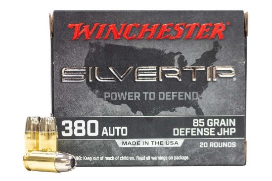 Winchester - Super-X - 380 ACP 85GR Silvertip Hollow Point - 20 Rounds