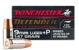 Winchester - PDX1 Defender - 9mm Luger 147GR JHP - 20 Rounds