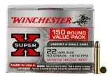 Winchester - Super-X - .22 Mag 40GR JHP - 150 Rounds