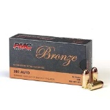 PMC - Bronze - 380 ACP 90GR FMJ - 50 Rounds