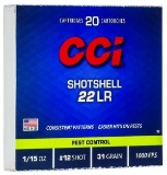 CCI - SHOTSHELL - .22LR 31GR #12 Shot - 20 Rounds