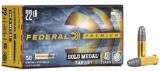 Federal - 711B Premium Gold Medal Rimfire - .22LR 40GR LRN - 50 Rounds