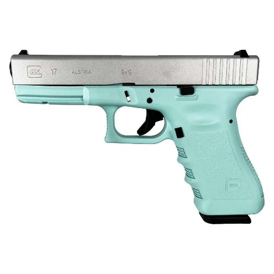 Glock - G17 GEN3 - 9MM - Tiffany Frame Crushed Silver