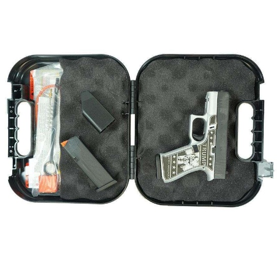 GLOCK - 43X - 9MM - Black USA-Trump 2024 Mug Shot