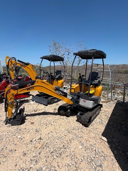 2026 SDLE ME20 Mini Excavator with Yanmar Diesel Engine & Hydraulic Thumb Unused