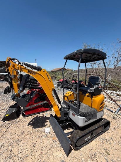 2026 SDLE ME20 Mini Excavator with Yanmar Diesel Engine & Hydraulic Thumb Unused