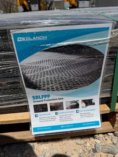 Lot of (15) 2026 IRGPM 4' x 8' HDPE Ground Protection Mats Unused
