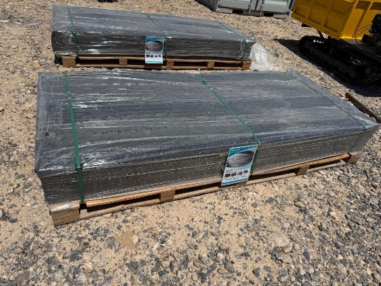 Lot of (15) 2026 IRGPM 4' x 8' HDPE Ground Protection Mats Unused