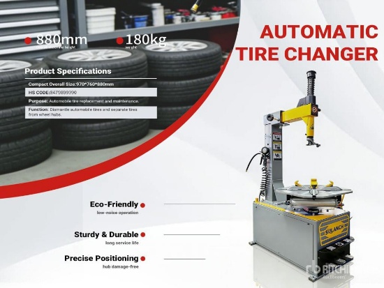 2026 TC 12"-24" Tire Changer Machine Unused