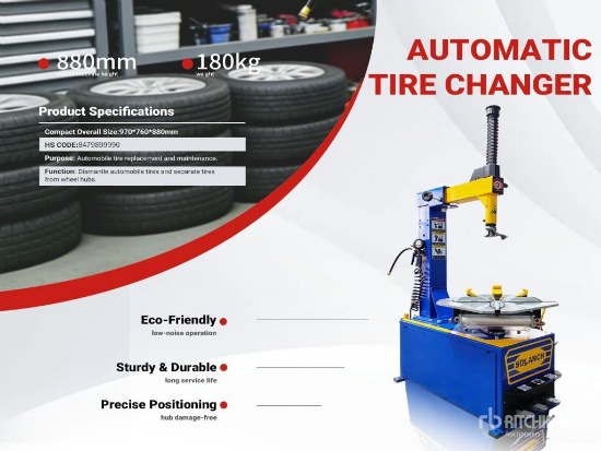 2026 TC 12"-24" Tire Changer Machine Unused