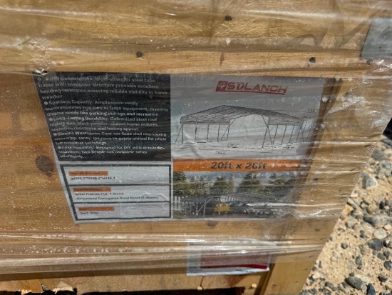 2026 SDLC2020FT 20' x 20' DualShield Metal Carport / Garage Unused / Unassembled