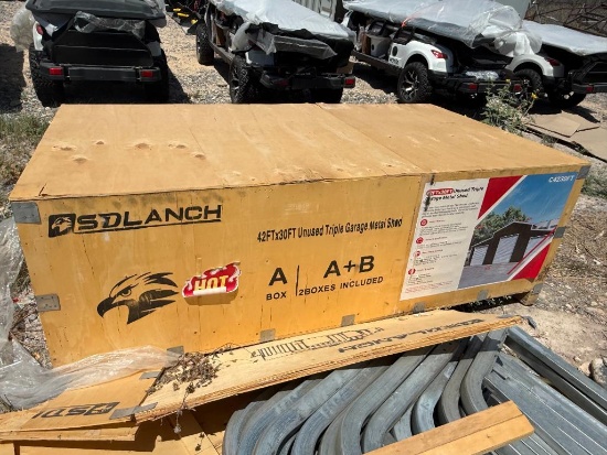 2026 SDL4230TGMS 42' x 30' Triple Garage Metal Building / Shed Unused / Unassembled