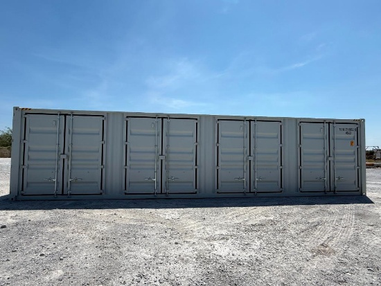 2026 IRC40-YHX 40' High Cube One-Trip Shipping Container with 4 Side Doors