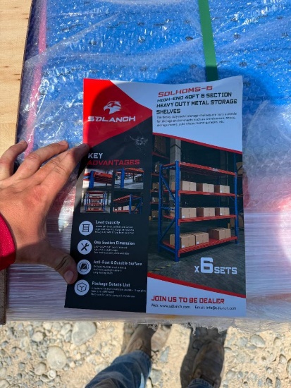 2026 HDMS6 Heavy-Duty Storage Shelves Unused