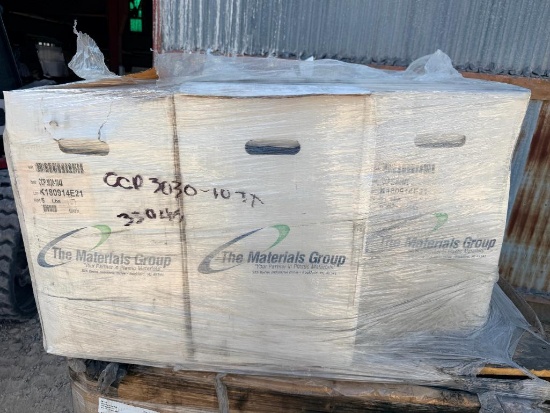 Lot of (6) Boxes Plastic Resin The Materials Group CCP 3030-104X, 55 lbs Each