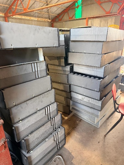 Large Lot of Assorted Industrial Storage & Packaging Trays with Foam Inserts