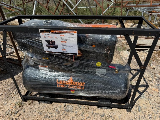 LandHonor LHR-GAC40J 40-Gallon 2-Stage Gas Air Compressor 10 HP, 175 PSI