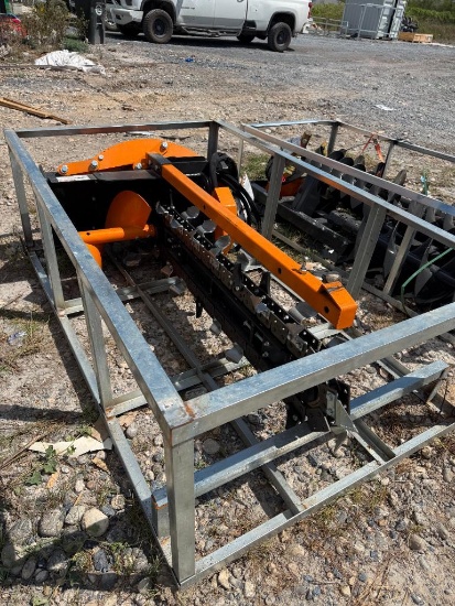 LandHonor FT-12-48L 48" Hydraulic Trencher Skid Steer Attachment