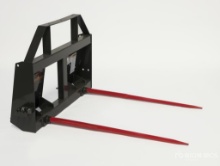 LandHonor BS-12-2500G Skid Steer Bale Spears 2,500 LB Capacity
